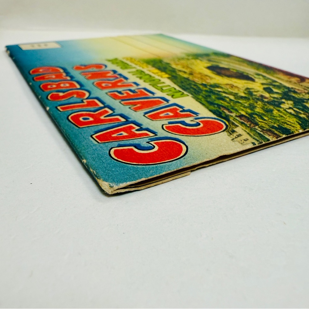 Genuine Vintage 1950 Curteich Carlsbad Caverns National Park Accordion Postcard - Picture 8 of 10